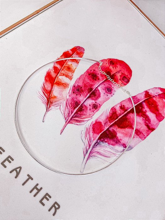 Colar Choker Aro 40cm