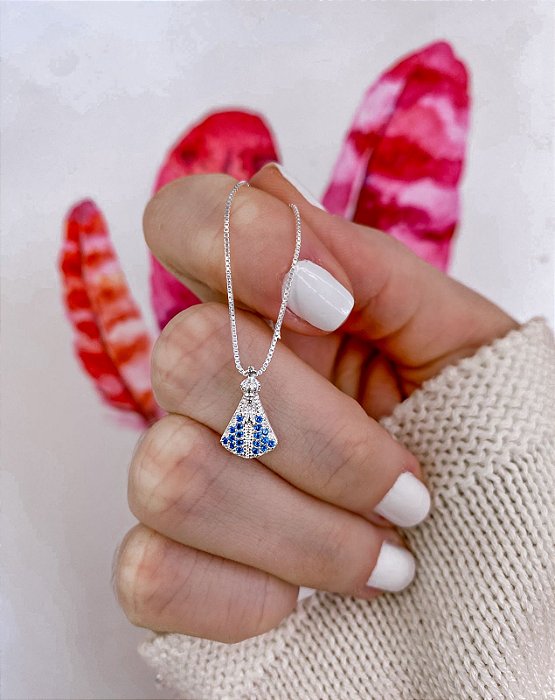 Colar Nossa Senhora 45cm