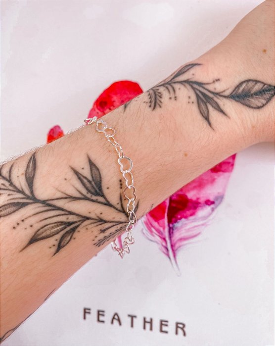 Pulseira Elo de Coração