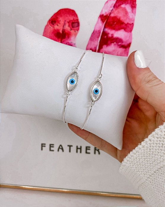 Pulseira Olho Grego Navete