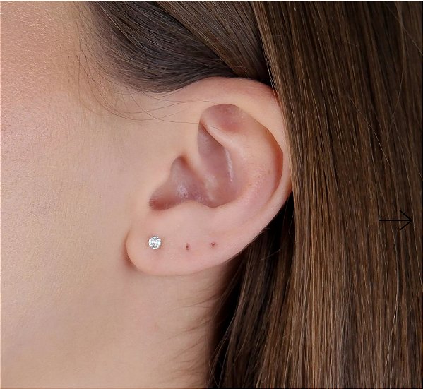 Brinco Ponto de Luz 3mm