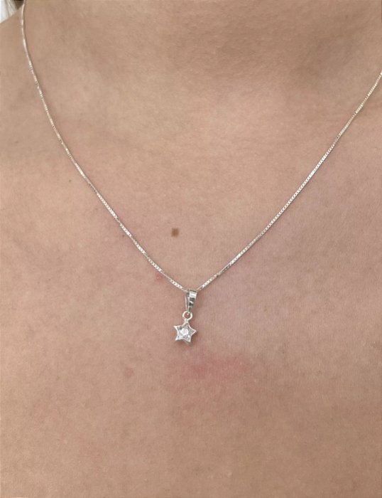 Colar Ponto de Luz Estrela 5mm