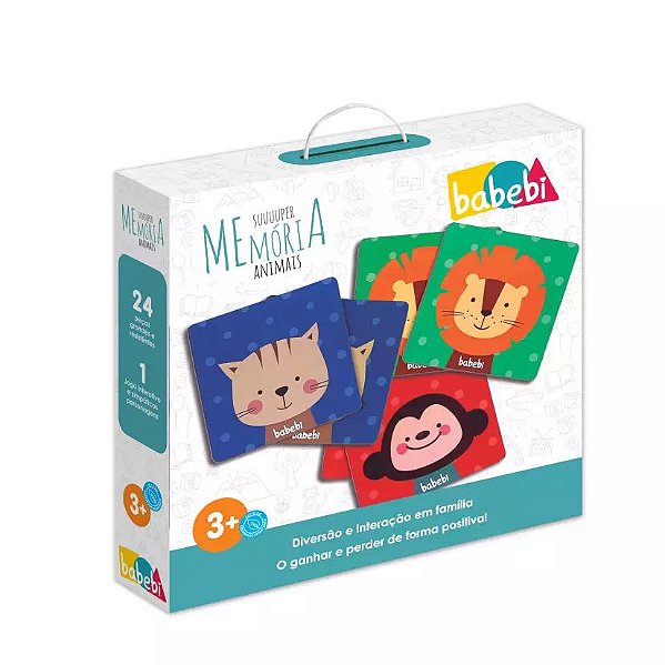 JOGUINHOS DE BOLSA: JOGO DA MEMORIA ANIMAIS - CELL Brinquedos Educativos ®