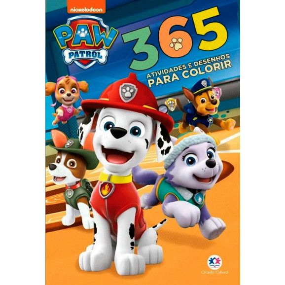 Livro para Colorir 365 Atividades e Desenhos Patrulha Canina - CELL  Brinquedos Educativos ®