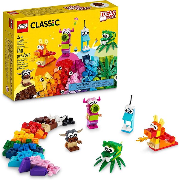 Lego Classic Creative Monsters 140 peças