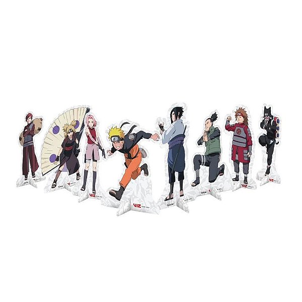 DECORAÇÃO DE MESA NARUTO 8 UNIDADES