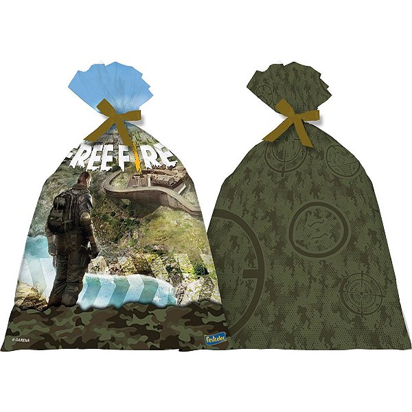 SACOLA SURPRESA FREE FIRE 8 UNIDADES