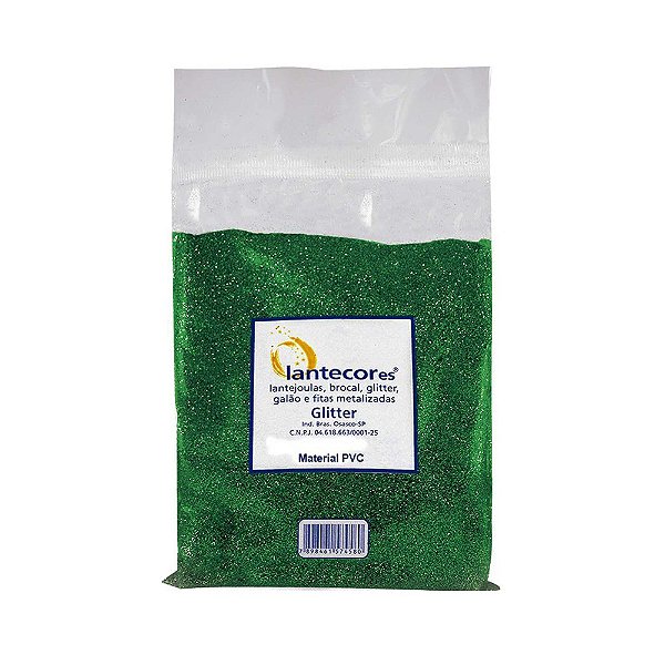 GLITTER PVC METALIZADO 500G - VERDE