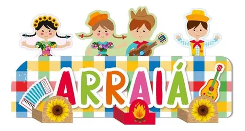 Enfeite De Mesa Festa Junina Divertida 1und Decoração