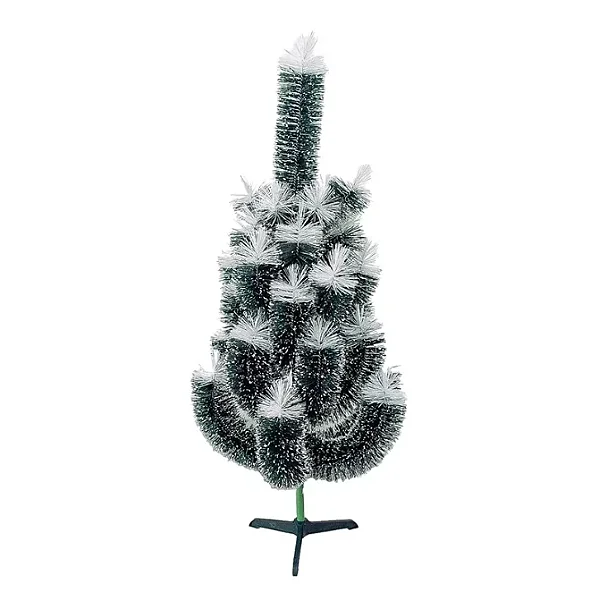 Árvore De Natal Cacto Decorativa Bicolor 1,10cm Decoração