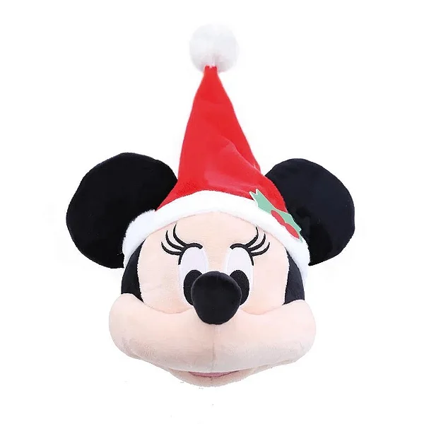 Cabeça Minnie Mouse 20cm - Natal Disney Decoração