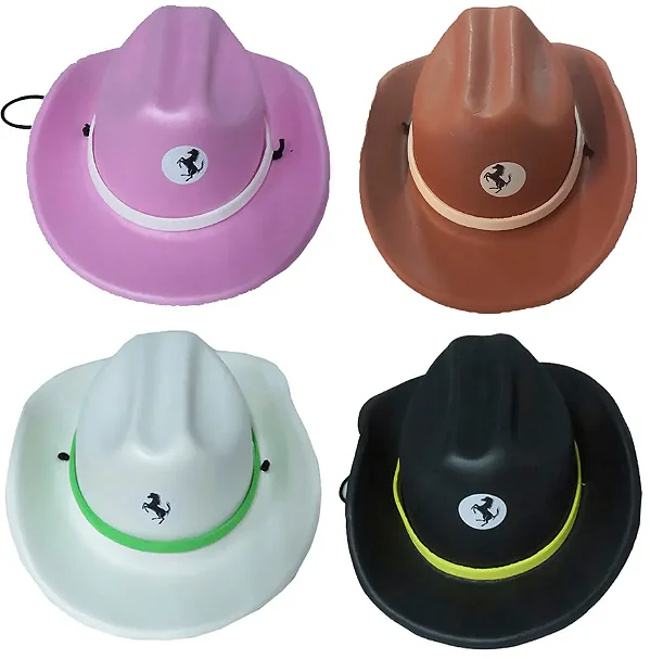 Chapéu Country Cowboy Eva Adulto Sortido - Unid