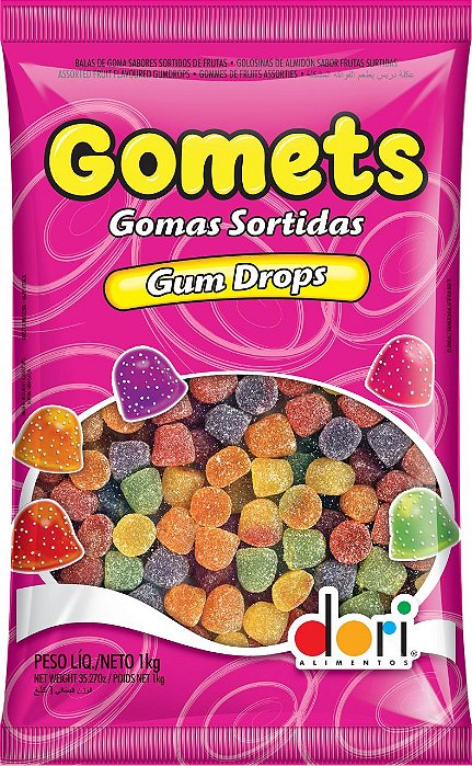 Bala De Goma Gomets 1kg - Dori