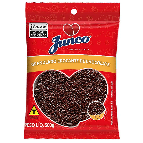 Chocolate Granulado Junco Macio 500g
