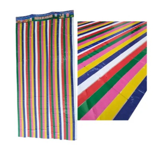 Cortina De Plástica Arraia Festa Junina - 1 Und - 1x2m