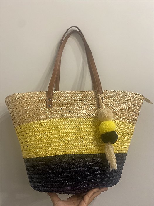 straw beach bolsa