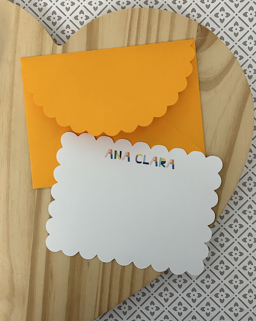 Cartão Escalope Personalizado