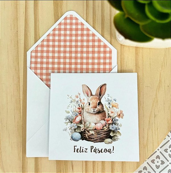 Cartão Feliz Páscoa