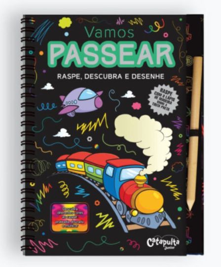 Vamos Passear- Raspe, descubra e desenhe