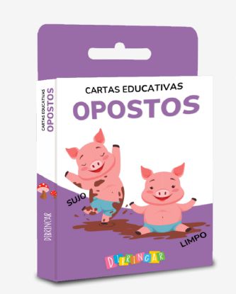 Cartas educativas Opostos