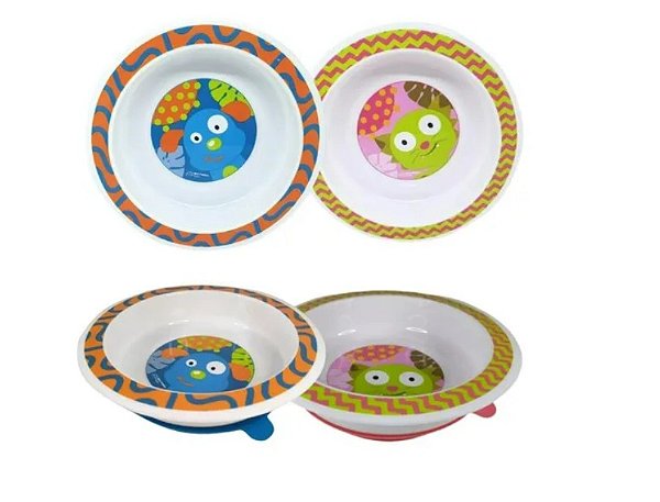 Prato com Ventosa Funny Meal