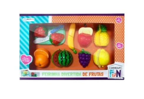 Creative Fun Feirinha Divertida de 8 Frutas com velcro