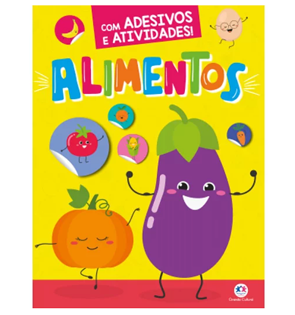 Livro Adesivos Alimentos