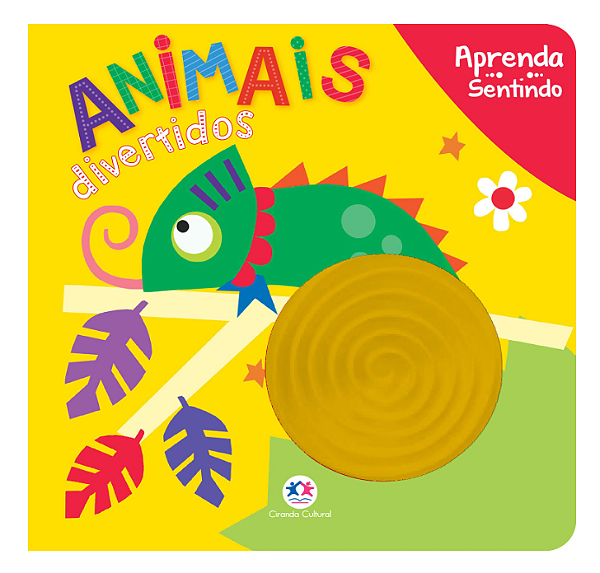 Livro Toque e sinta Animais divertidos