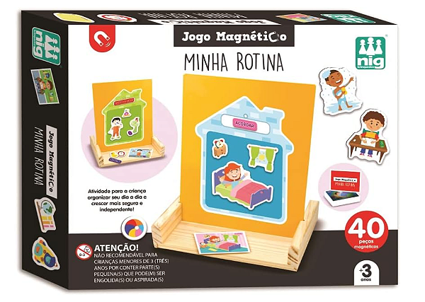 Jogo Magnético Minha Rotina
