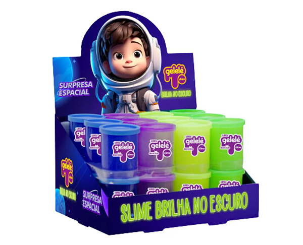 Slime Gelelé brilha no Escuro