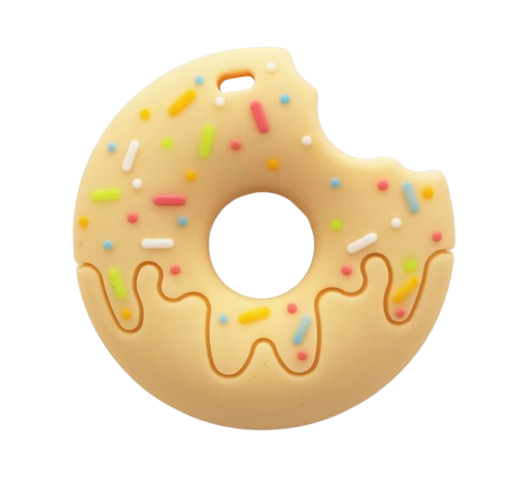 Colar Mordedor Sensorial - Rosquinha Amarela