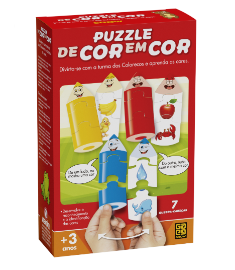 Puzzle de Cor em Cor - Grow