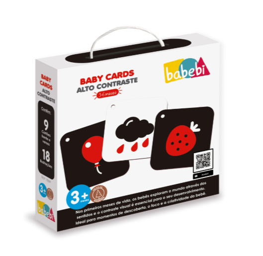 Baby Cards Alto Contraste – 6 a 9 Meses