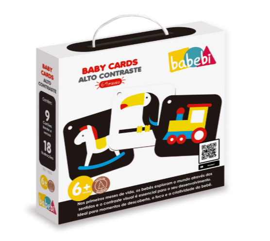 Baby Cards Alto Contraste – 6 a 9 Meses