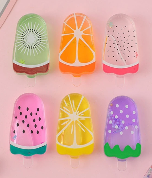 Slime Picolé de fruta