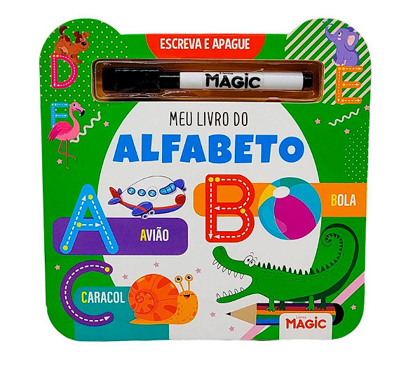 Livro Escreva e Apague – Meu Livro do Alfabeto