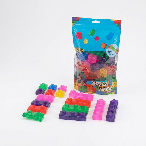 Blocos de Montar Sensoriais – 16 Peças