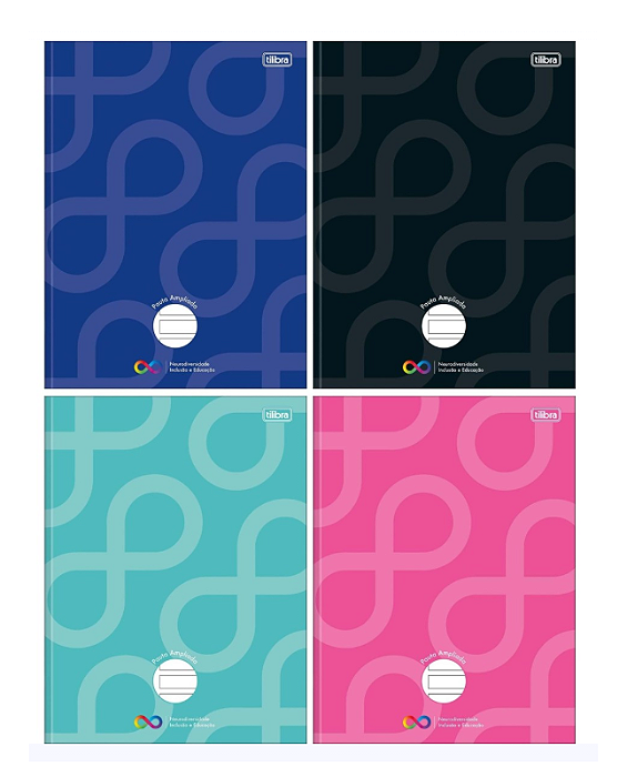 Caderno Pauta Ampliada Neuro 80 Folhas – Brochura | Tilibra