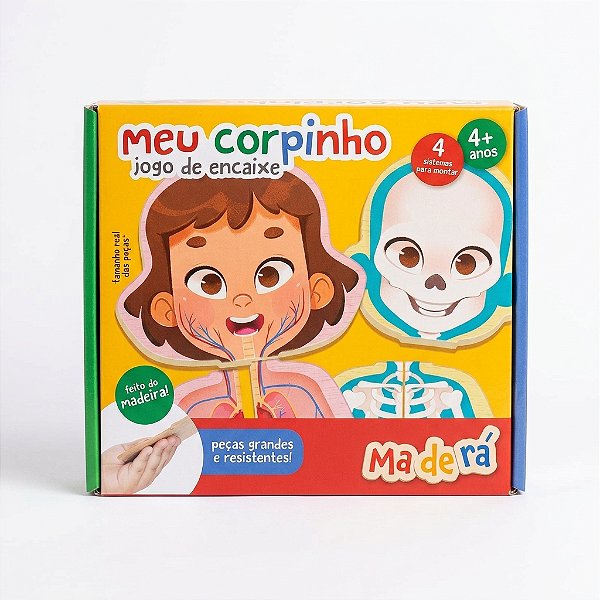 Meu Corpinho – Jogo de Encaixe em Madeira