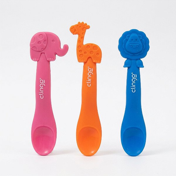 Colher em Silicone Premium Clingo