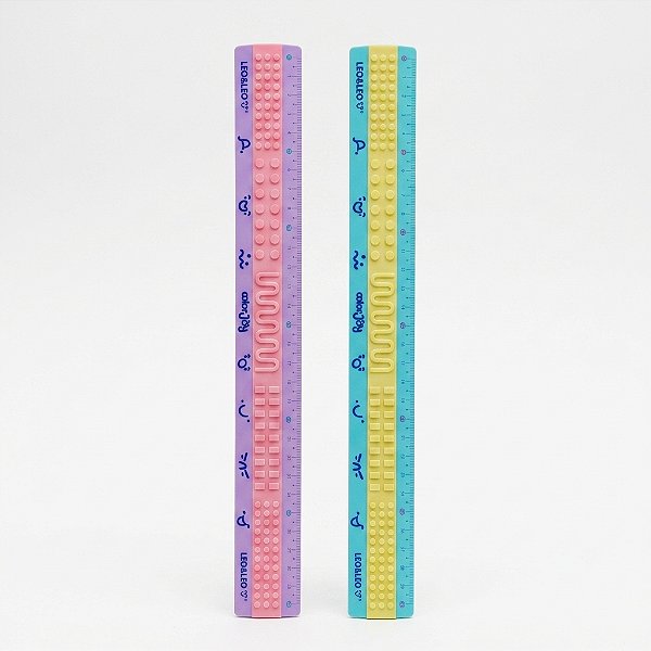Régua com Textura Sensorial de Silicone 30 cm