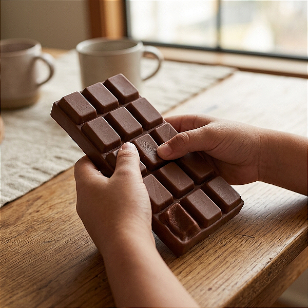 Squishy Barra de Chocolate Slow Rising – Sensorial e Perfumado