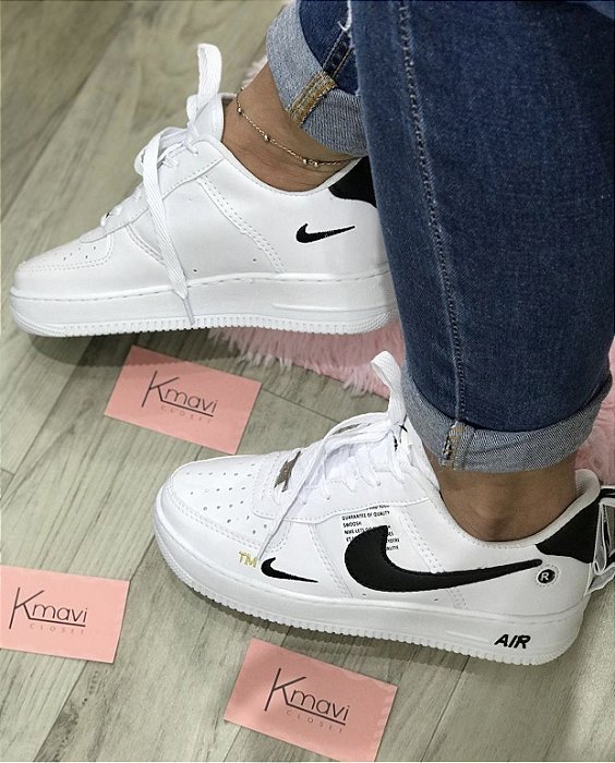 tênis da nike rosa e preto