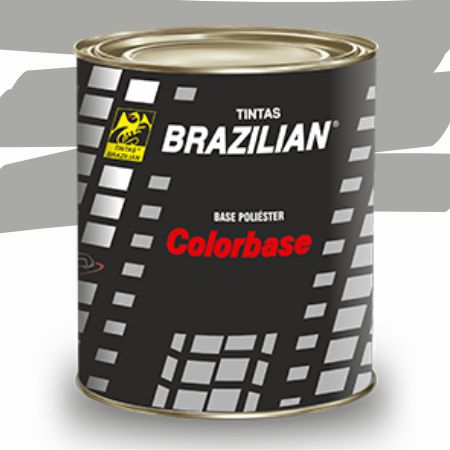 TINTA POLIESTER BRAZILIAN CINZA JAGUAR PEROLIZADO FORD 91 900ml