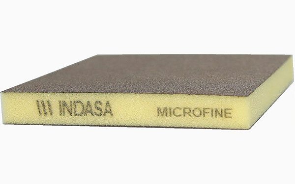 Esponja Abrasiva Dupla Face Micro Fino grão 1000 â 1500 (BEGE) Indasa