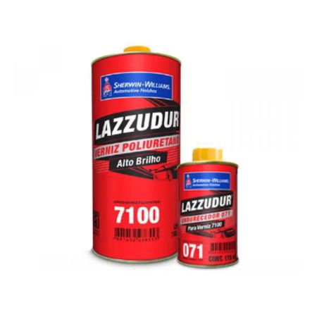 Verniz PU 7100 Lazzuril 785ml + Catalisador / Endurecedor 115ml
