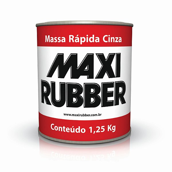 MASSA RAPIDA CINZA 5KG - MAXI RUBBER
