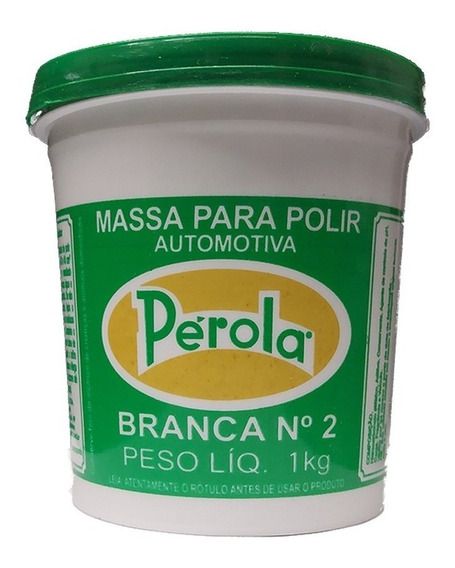 MASSA P/ POLIR Nº2 1KG  SOLVENTE - PEROLA