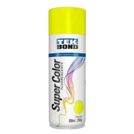 TINTA EM SPRAY AMARELO FLUORESCENTE 350ML - TEKBOND