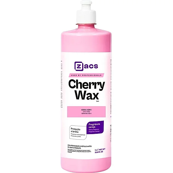 Cherry Wax Cera 4 em 1 1L Zacs by Vonixx
